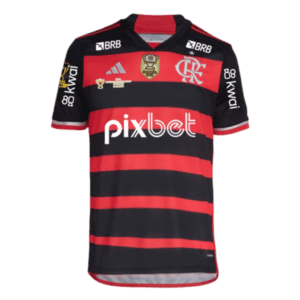 Camisa do Flamengo 2024/25 Home Final + Patch Campeão 2024
