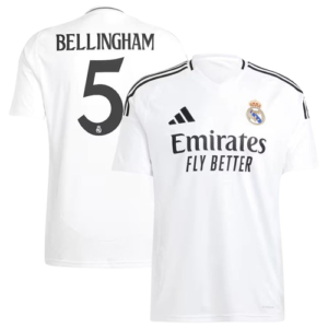 Camisa do Real Madrid 2024/25 Home – Bellingham #5