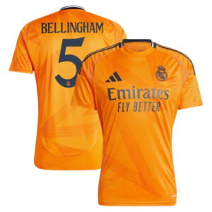 Camisa do Real Madrid 2024/25 Away – Bellingham #5