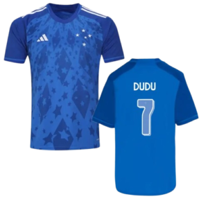 Camisa do Cruzeiro Home 2024/25 – Dudu #7– Masculina Torcedor