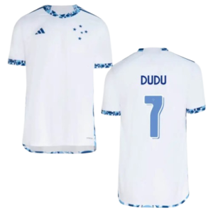 Camisa do Cruzeiro Away 2024/25 – Dudu #7 – Masculina Torcedor