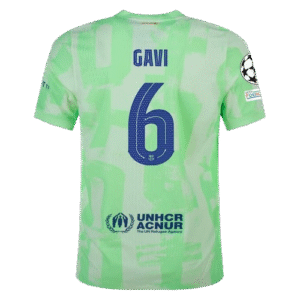 Camisa do Barcelona Third 2024/25 - Gavi #6 - Masculino Torcedor