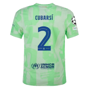 Camisa do Barcelona Third 2024/25 - Cubarsí #2 - Masculino Torcedor